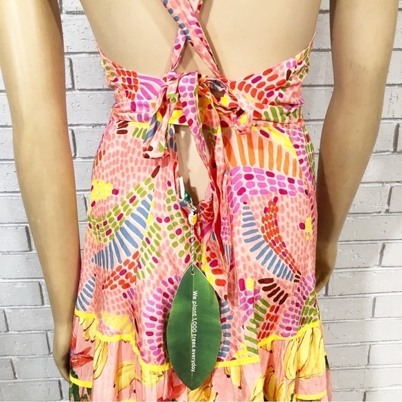 Farm Rio Women’s Mixed Prints Tiered Maxi Dress - Picture 11 of 15